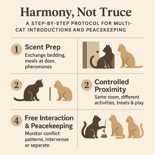 Harmony, Not Truce: A Step-by-Step Protocol for Multi-Cat Introductions and Peacekeeping