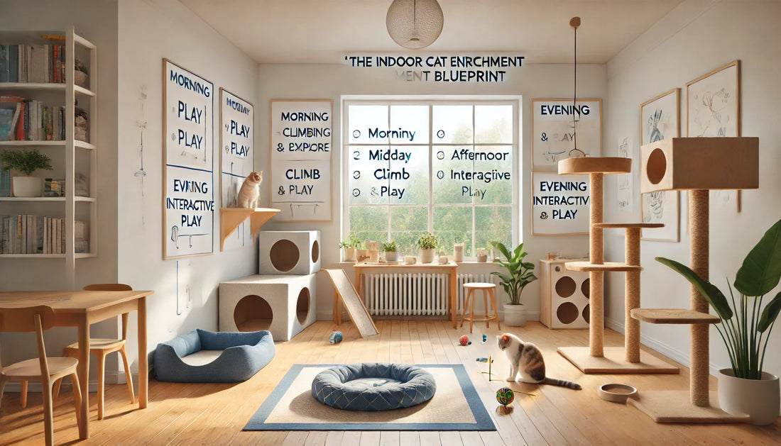 The Indoor Cat Enrichment Blueprint: A Daily Routine for Play, Climbing, and Calm