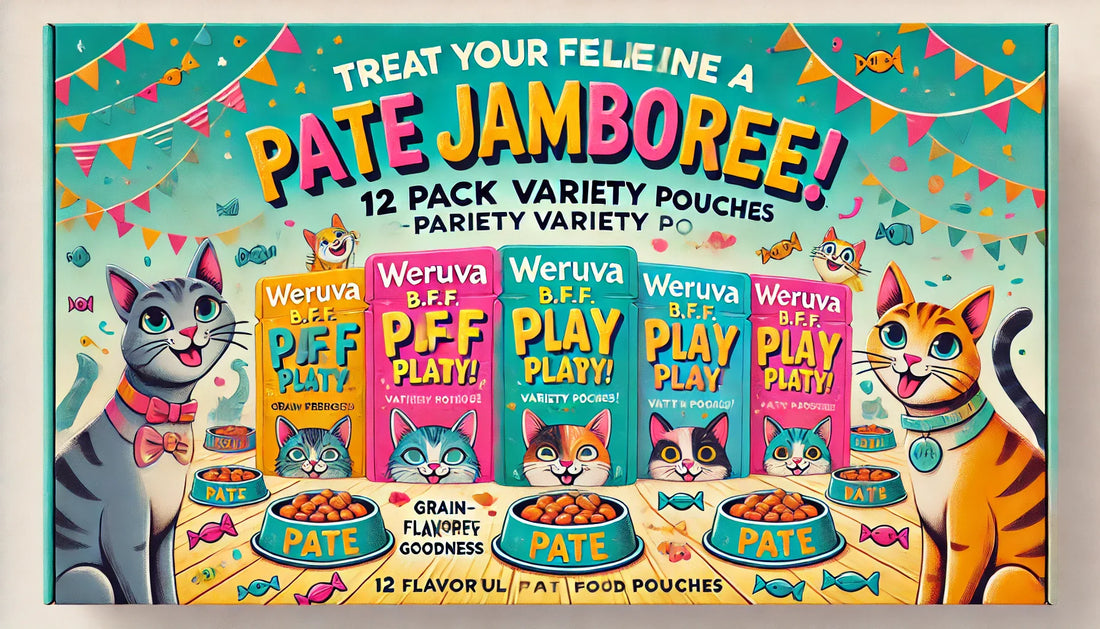 Treat Your Feline to a Paté Party: Weruva B.F.F. Play “Paté Jamboree!” 12-Pack Variety Pouches