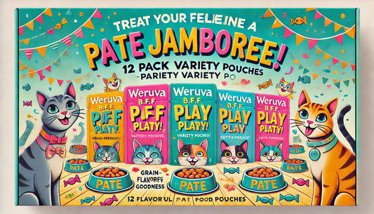 Treat Your Feline to a Paté Party: Weruva B.F.F. Play “Paté Jamboree!” 12-Pack Variety Pouches