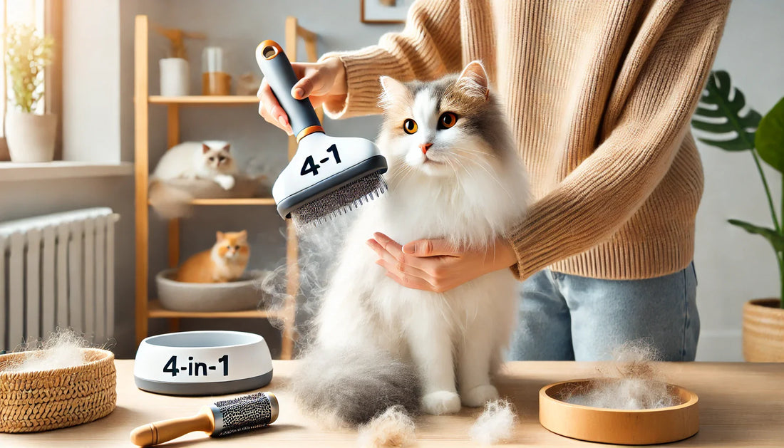 The 4-in-1 Cat Steam Brush That Makes Shedding Season So Much Easier