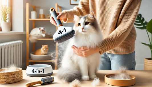 The 4-in-1 Cat Steam Brush That Makes Shedding Season So Much Easier
