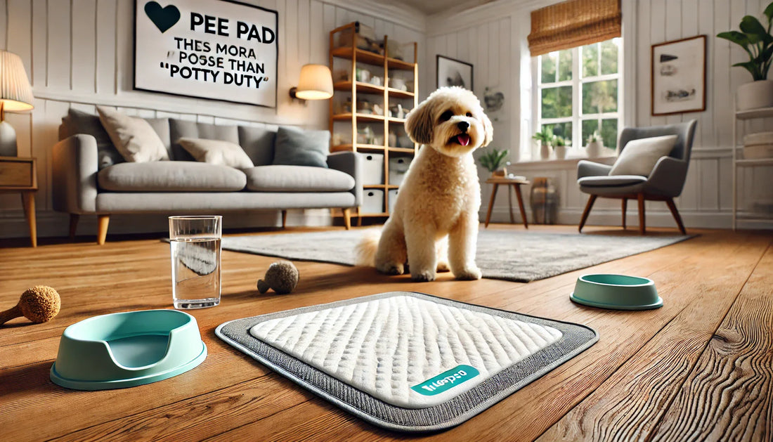 🐾 The Pee Pad That Does More Than “Potty Duty”