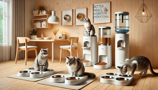 Cat Bowls, Feeders & Fountains: Better Meals, Better Hydration
