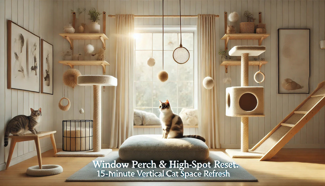 Window Perch & High-Spot Reset: 15-Minute Vertical Cat Space Refresh