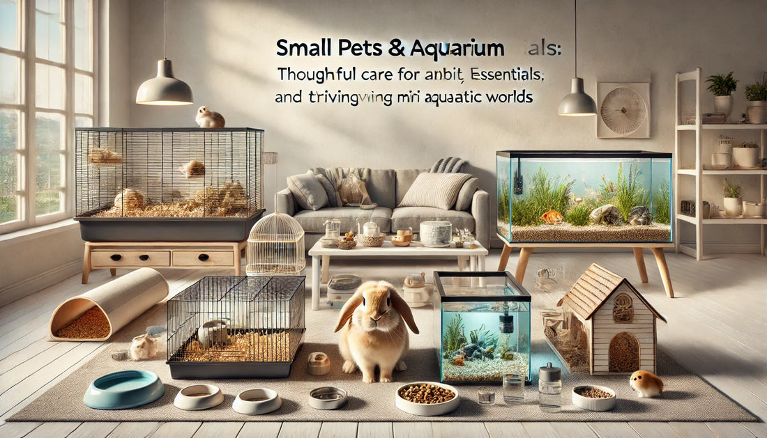 Small Pets & Aquarium Essentials: Thoughtful Care for Rabbits, Hamsters, and Thriving Mini Aquatic Worlds