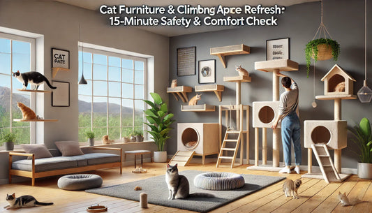 Cat Furniture & Climbing Space Refresh: 15-Minute Safety & Comfort Check