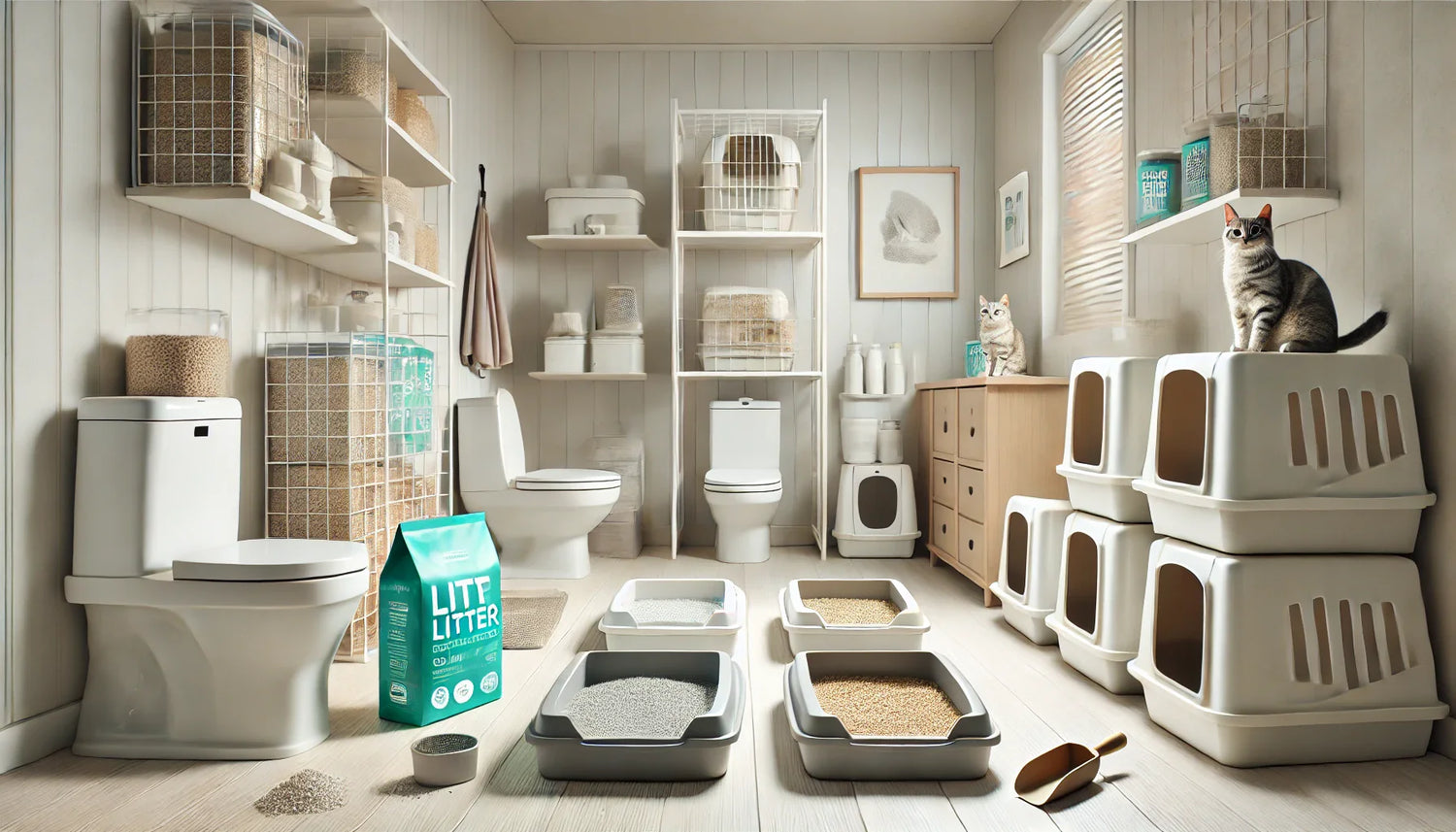 Litter Boxes, Litter & Odor Control