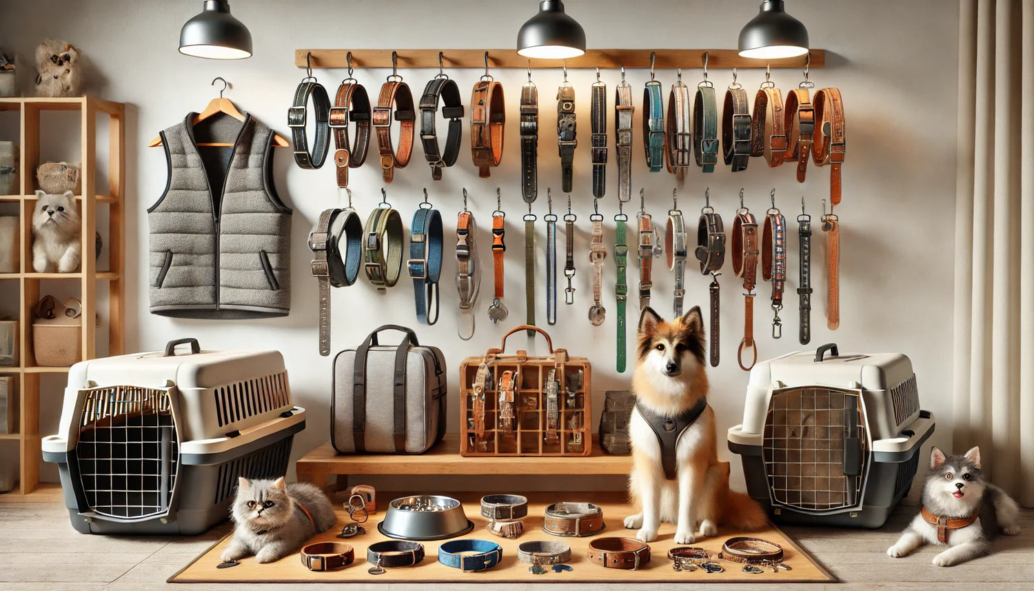 Collars, Harnesses & Travel (Cats & Dogs)