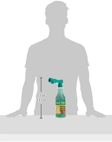 NaturVet – Yard Odor Eliminator – Eliminate Stool and Urine Odors from Lawn and Yard – Designed for Use on Grass, Plants, Patios, Gravel, Concrete & More – 31.6 oz Ready-to-Use with Nozzle