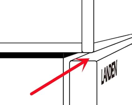 LANDEN Aquarium Wooden Stand and Cabinet for up to 30 Gal Tank, Fish Reptile Sea Salt WaterTank Stand, Nano Foam Leveling Mat Included, W23.6xD17.7xH31.5 in, Wooden Matte White Painted(Stand Only)