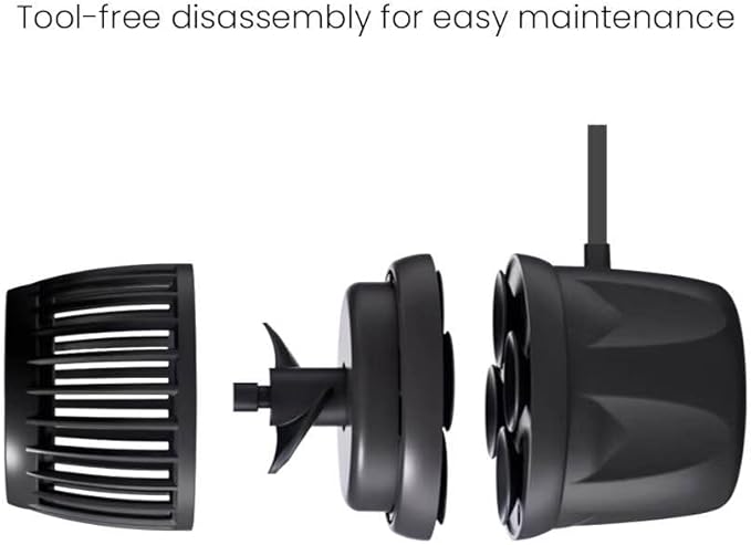 Aquarium Wave Maker Pump (DMP20) – Submersible Circulation Pump for Saltwater Marine Reef Tanks, Bluetooth App Control & Smart Controller