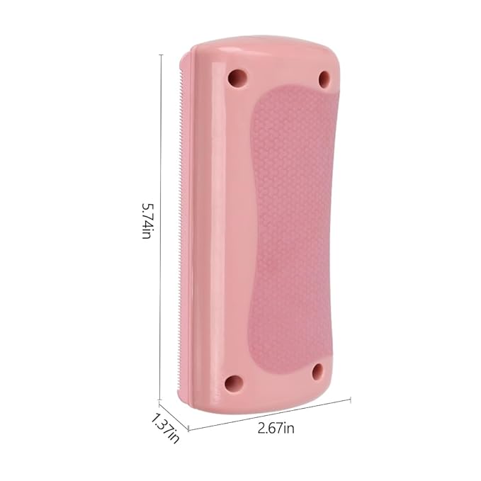 MAXIMILIAN Deshedding Brush for Dogs Cats Horses Undercoat Tool for Large and Small Pets Comb Removes Loose Dirt Hair and Fur Professional Pet Groomer, Pink for Little Pony