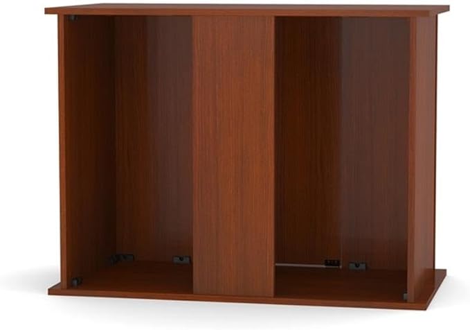 Pemberly Row Engineered Wood 50/65 Gallon Serene Cherry Upright Aquarium Stand