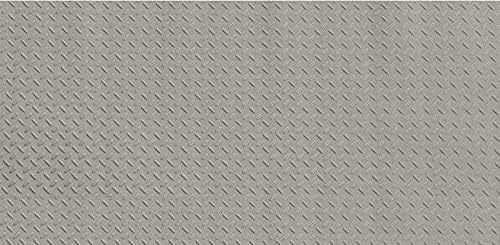 RESILIA Heavy Duty Garage Floor Runner & Protector Mat - Slip Resistant Diamond Plate PVC Mats - Water, Spill, & Stain Resistant, Sandstone (4 feet x 15 feet), Made in The USA