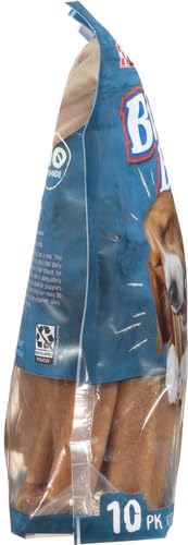 Purina Busy Bone Made in USA Facilities, Long Lasting Small/Medium Breed Adult Dog Chews, Peanut Butter Flavor - 10 ct. Pouch (Pack of 2)