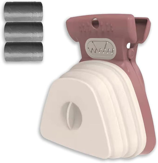 Pooper Scooper for Dog, Large Medium Small Poop Scoop with 30pcs Bag Attachment, Portable Dogs Waste Hands Free Outdoor Travel Walk Handheld Pickup