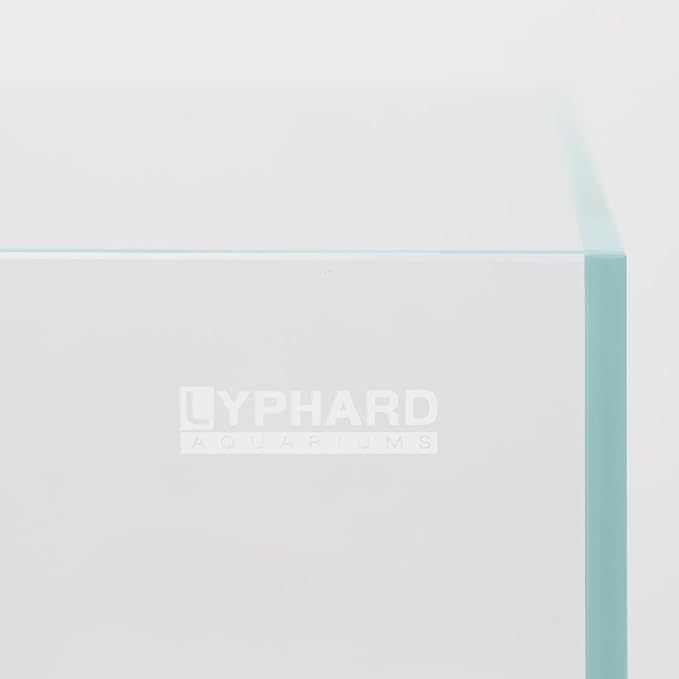 3.5 Gallon Rimless Aquarium, Ultra Clear Low Iron Nano Fish Tank for Betta Shrimp, L15×W5.5×H9.8 Glass Thickness 5mm with EVA Foam Leveling Mat