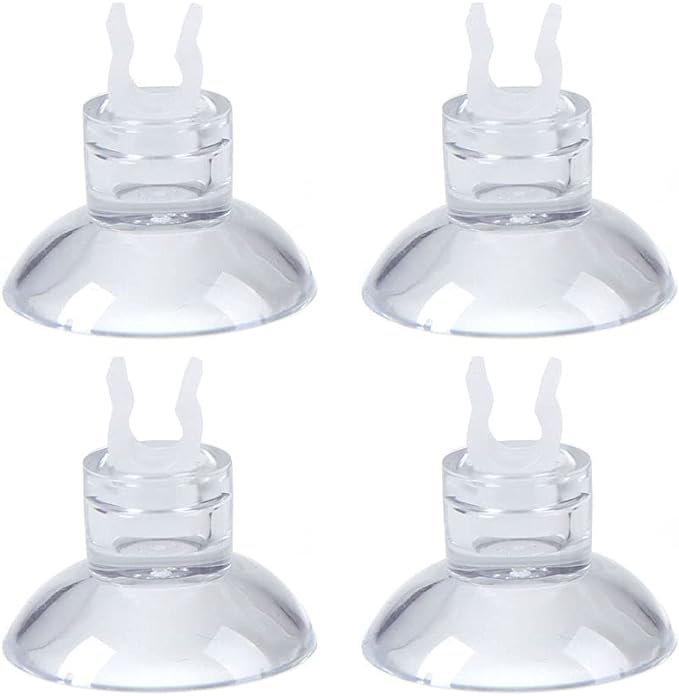 ALEGI 4pcs Large Aquarium Sponge Filter with Suction Cups, Check Valves for Breeding Fry Betta Shrimp Fish Tank (X-Large for 40-80 Gal 4 Pcs)