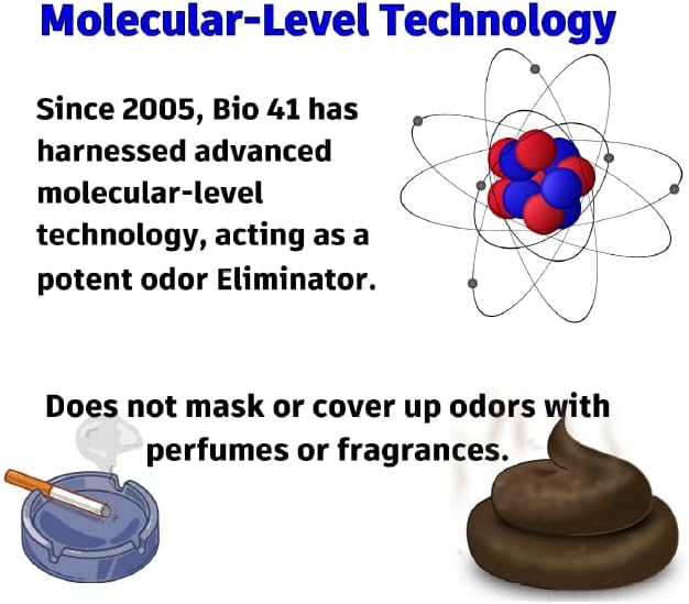 Odor Eliminator, Molecular Technology Since 2005 - Commercial, Industrial, Strong Pet & Urine Odor Remover, Trash Can Deodorizer 32 Oz Sprayer