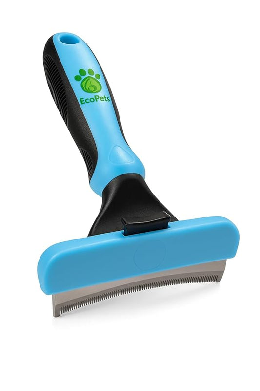 Large Pet Grooming Brush - Deshedding Dematting Tool, Undercoat Deshedding for Dogs & Cats, Extra-Wide and Curved Grooming Brush & Deshedder Comb for Long Hair, Reduces Shedding
