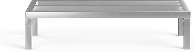 14 in X 36 in. Aquarium Stand | Industrial Style Aluminum Fish Tank Base with Open Frame Design