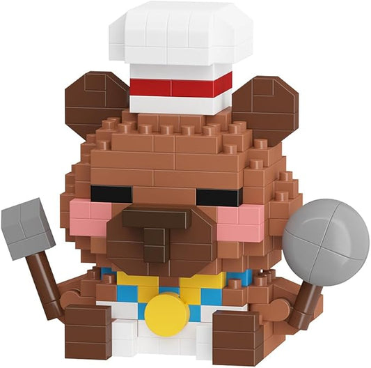 Gold Medal Baking Cute Capybara Baking Bread Series Mini Building Toy Kawaii Animals Set Micro Adorable Pet Buildings Small Bricks Gifts Toys