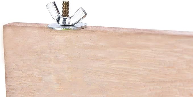 Parrot Cage Perch,Wooden Platform Stand,Cage Perches,Tree Springboard,Corner Shelf Laddered,Hanging Swing,Natural Wood Branches for Parakeets Bird Chinchilla Hamster Guinea Squirrel Hedgehog