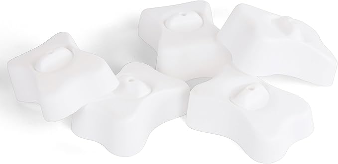 Outward Hound by Nina Ottosson Bone Replacement Parts for Interactive Dog Puzzles - DogBrick, DogTornado, DogSmart, PuppyTornado, PuppySmart, 5-Pack, White