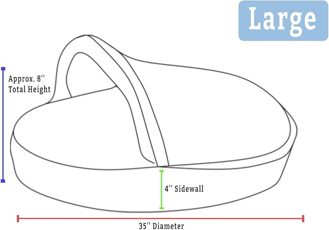 Snoozer Luxury Cozy Cave Dog Bed - Indoor Dog Bed with Cover Cave, Covered Calming Burrow for Small & Medium Sized Pets with Blanket Attached, Enclosed, Washable - Large, Hot Fudge