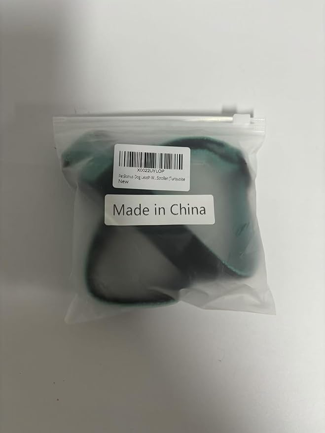 PetBonus Short Dog Leash, Safety Wrist Strap for Retractable Dog Leash, Reflective Design and Adjustable Soft Padded Handle, Extra Layer Security for Pet Stroller (Turquoise)