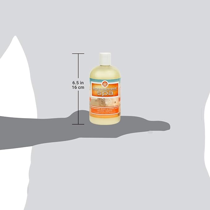 Best Shot Scentament Spa Seasonal Facial & Body Wash, Exotic Island, 16 oz