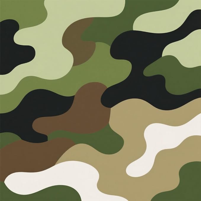 Funfox Dog Harness No Pull, Adjustable Pet Vest Harness, Super Soft Material with Vertical Handle Easy Control, Reflective Night Walking, 2 Leash Clips for XLarge Dogs, Camo Green, XL