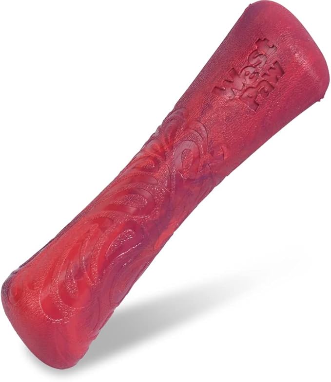 WEST PAW Seaflex Drifty Dog Toy – Machine Washable Dog Toys for Moderate Chewers – Eco-Friendly Zogoflex Toys for Dogs – Perfect for Gnawing, Fetch, Catch, Pet Training – 8.5" Large, Hibiscus