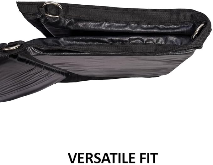 Schneiders Trailer Stall Wall Kick Pad Mat | High-Density Foam | Double PVC Vinyl for Horse Travel Safety | Color Black