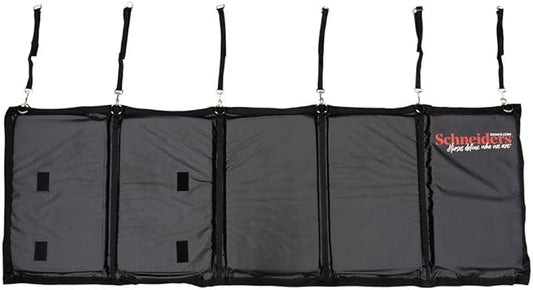 Schneiders Trailer Stall Wall Kick Pad Mat | High-Density Foam | Double PVC Vinyl for Horse Travel Safety | Color Black