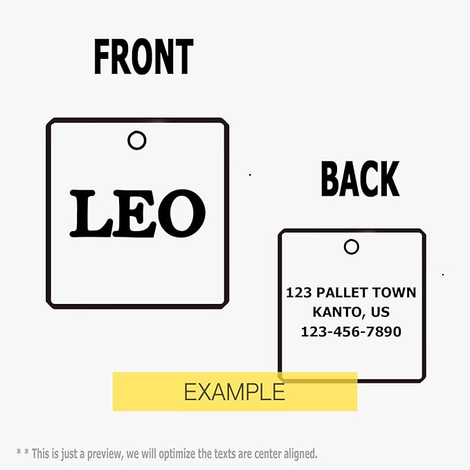 Premium 316 Surgical Grade Stainless Steel Personalized Dog & Cat ID Tags - Fun Shapes for Sporty Outdoor Pets - Custom Engraved Name & Info for Collar Accessories & Pet Necklaces Round