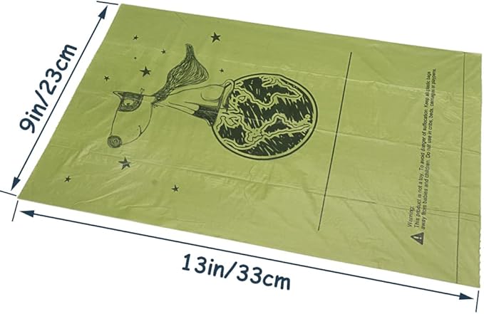 Ley's Dog Poop Bags 360 Count, Biodegradable Poop bags Extra Thick Strong, Eco-Friendly Dog Waste Bag, Doggie Bag Refill Rolls with Dispenser