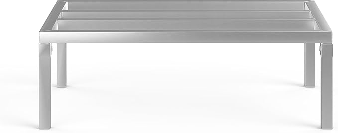 24 in X 36 in. Aquarium Stand | Industrial Style Aluminum Fish Tank Base with Open Frame Design