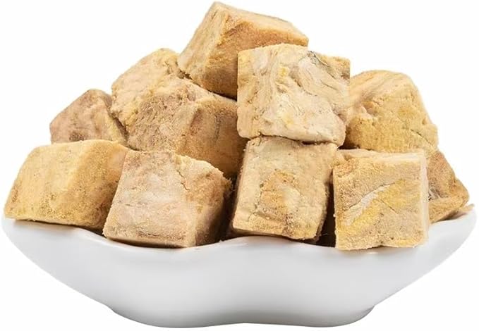 Organic Freeze Dried Dog & Cat Treats - Single Ingredient, Grain Free Food Toppers for Healthy Pets, No Fillers or Preservatives (3 Bag, Salmon)