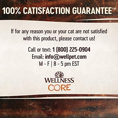 Wellness CORE Tiny Tasters Pate Adult Wet Cat Food, Natural, Protein-Rich, Grain Free, 1.75 Ounce Pouch, 12 Pack (Tuna)