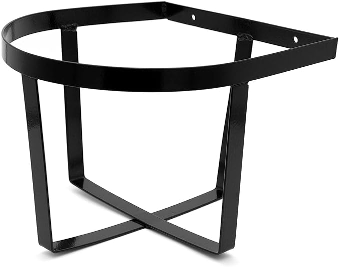 Jeffers Classic Steel Bucket Holder – Heavy Duty Safe Hook for 20 Quarts Buckets, Water or Feed – Mounts on Barn, Stable, Fence – Pet, Farm, Horse, Livestock Use – Top Organizer Gift