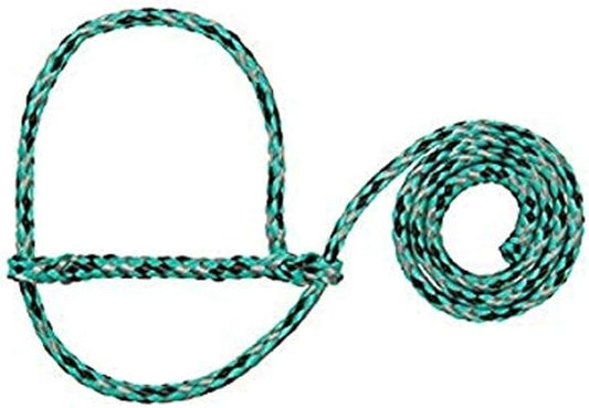 Weaver Leather Poly Rope Sheep Halter, Mint/Black/Gray
