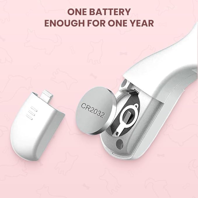 LED Pet Nail Clippers,Upgrade Cat Nail Clipper with Light,Cat Claw Trimmer Nail Clippers for Dogs,Trim Your Pets Nails Easy and Pain-Free Grooming Tool for Small Animals (Blue 1PCS)