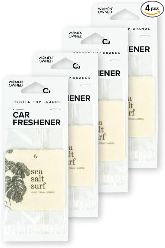 Sea Salt Surf Car Air Freshener, 4 Pack