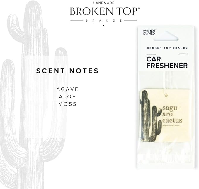 Saguaro Cactus Car Air Fresheners, 4 Pack
