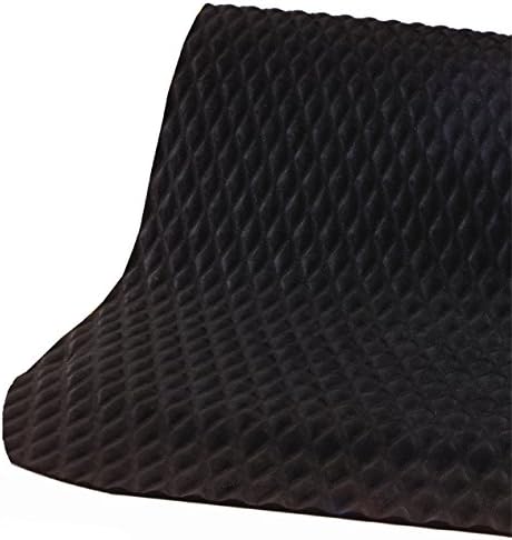 American Floor Mats Hog Heaven 5/8 inch Black & Black Border 5' x 12' Nitrile Backed Anti-Fatigue Comfort Mat