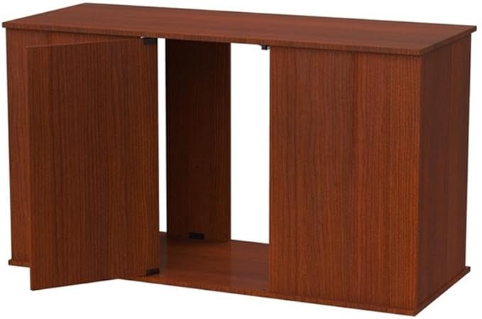 Pemberly Row Engineered Wood 75/90 Gallon Serene Cherry Upright Aquarium Stand