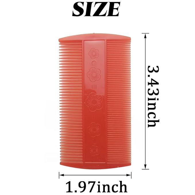 NSBELL 20PCS Comb for Cats, Lice Comb for Dogs, Double Sided Cat Comb for Short Hair of Pets or Humans (Assorted Colors)