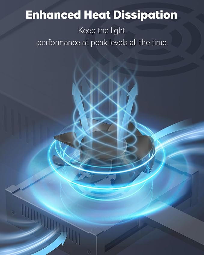 Pawfly 50 W Saltwater Aquarium Light for SPS & LPS Corals, Clip-On Dimmable LED Reef Light with Adjustable Brightness, Day/Night Modes, Timer, Blue RGB Violet UV Lighting for Marine Fish Tanks